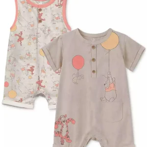 Disney | Baby Winnie-the-Pooh Rompers, 2 Pack