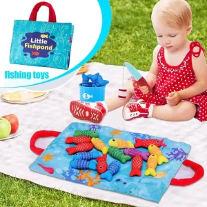 Kids Fishing Game Cloth Sensory Toy
