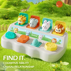 Montessori Pop up Animal Toys