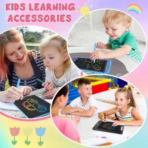 12 Pack LCD Colorful Doodle Board