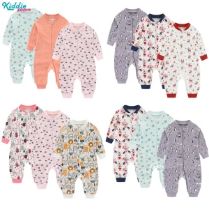 Newborn One-piece Jumpsuit 0-24 Months Long Sleeve